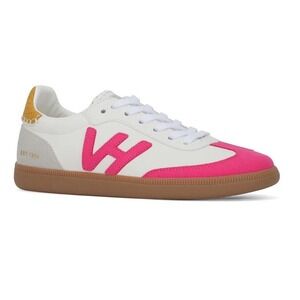 Vintage Havana White Hot Pink Yellow Accent Sneakers